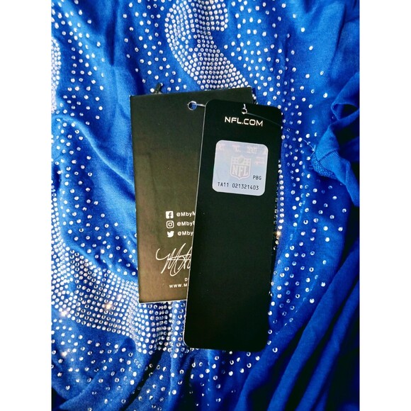 NWT Indianapolis Colts NFL Team Apparel Women's Rhinestone Graphic T-Shirt XXL - Picture 6 of 8